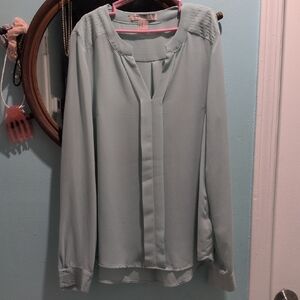 Love 21 Elegant Light Blue Women's Top